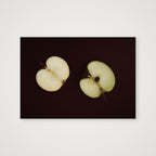 Apples on burgundy  — A4 (30×21cm, 12×8") Print only