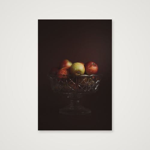 Apples in a fruit bowl  — 40×60cm, 16×24" Print only