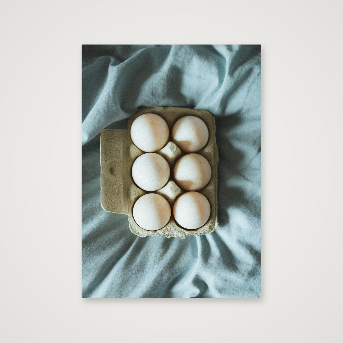 Duck eggs in blue — A4 (21×30cm, 8×12") Print only