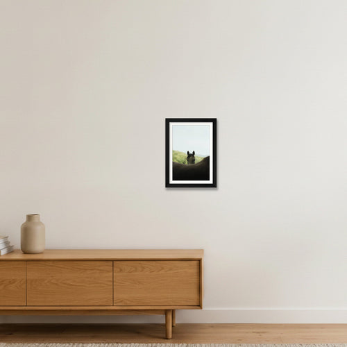 Peekaboo  — A4 (21×30cm, 8×12") Black Frame