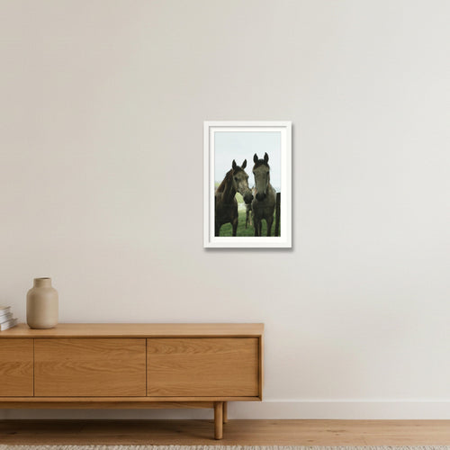 Under the Trees — 30×45cm, 12×18" White Frame