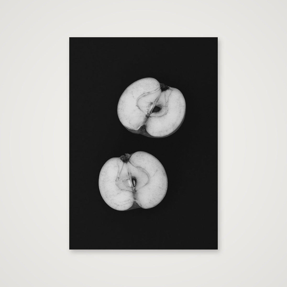Monochrome apples — 70×100cm, 28×39" Print only