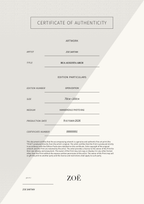 Rua Augusta Arch — Certificate of Authenticity