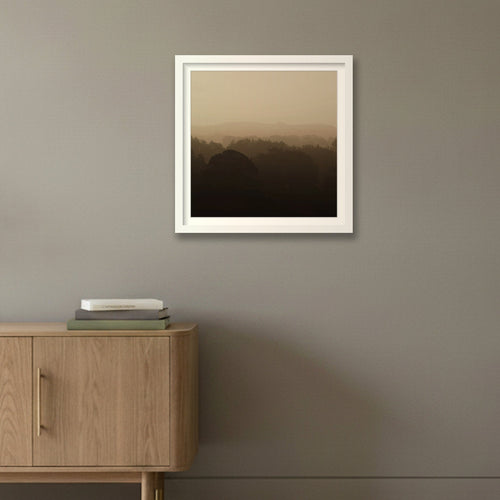 Layers — 40×40cm, 16×16" White Frame