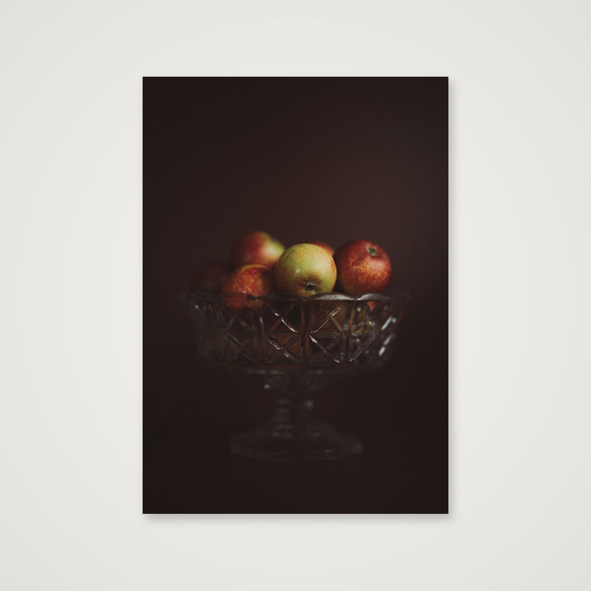 Apples in a fruit bowl  — 70×100cm, 28×39" Print only